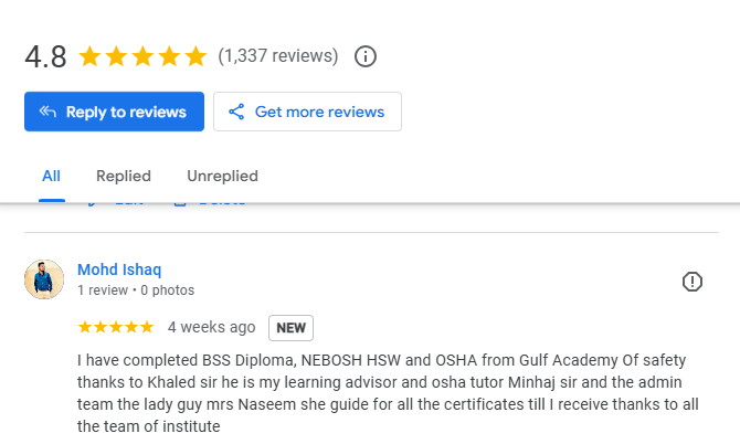 NEBOSH HSW