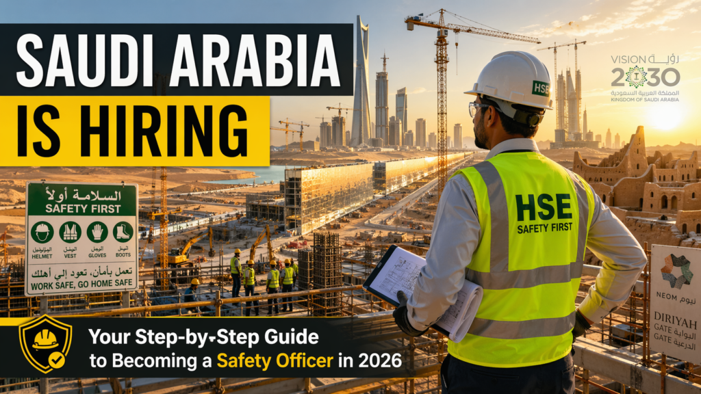how to become a safety officer in Saudi Arabia